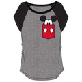 Pocket Size Mickey Short Sleeve Top