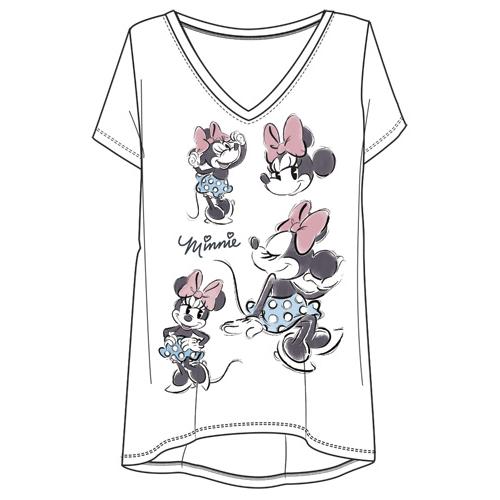 Minnie Sketches Short Sleeve Top