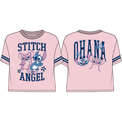 Stitch+angel Ohana Short Sleeve Top