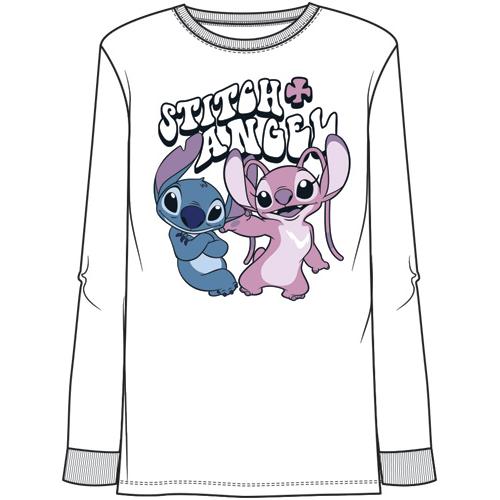 Stitch Angel Greet Long Sleeve Top