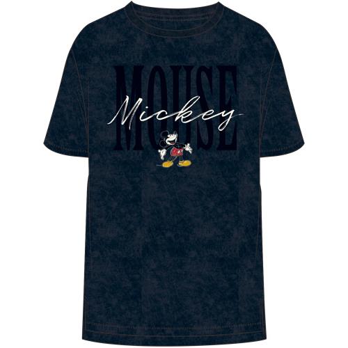 Mickey Script Short Sleeve Tee