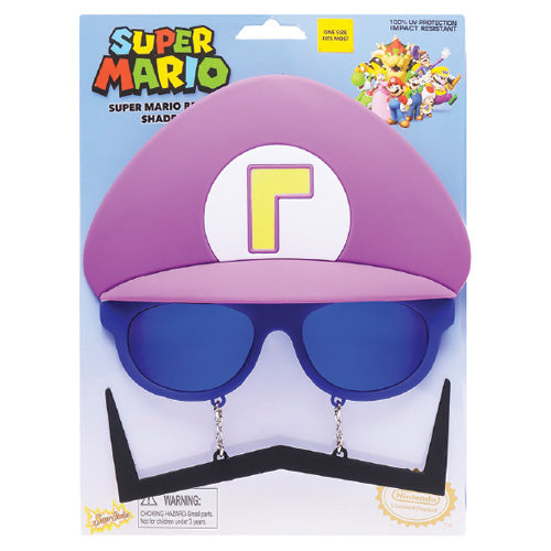 Waluigi Sunstache Sunglasses