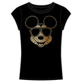 Mickey Text Short Sleeve Top