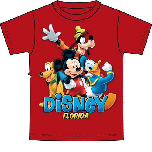 Mickey And Friends Short Sleeve Tee