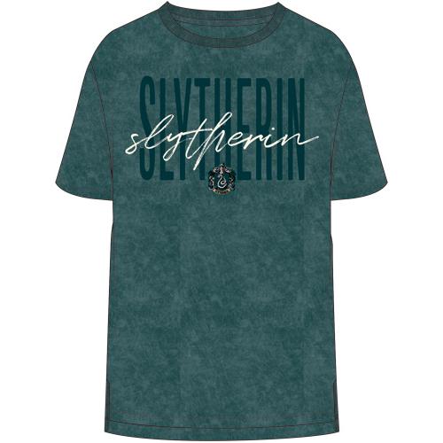 Slytherin Script Short Sleeve Tee