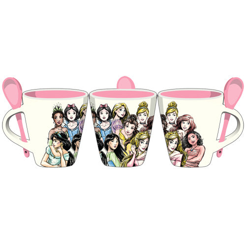 Princess Sketch Spoo Mug with Spoon