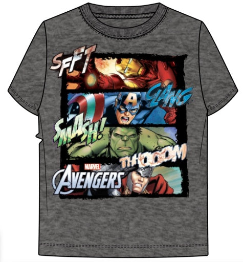 Marvel Four Square Short Sleeve Tee