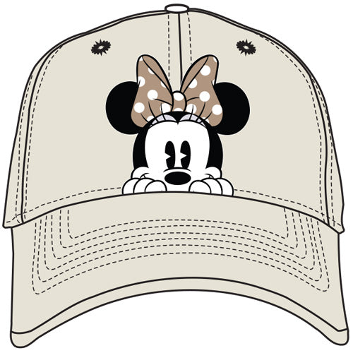 Minnie Peeking Emb Hat