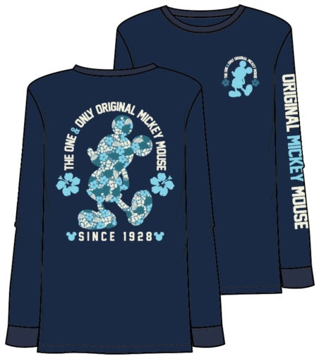 Tropical Mouse Long Sleeve Top
