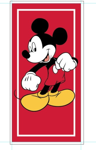 Classic Mickey Red Towel