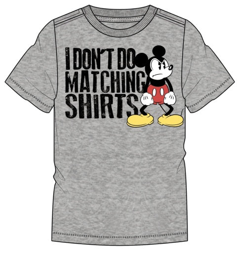 Don't Match Mickey Short Sleeve Tee