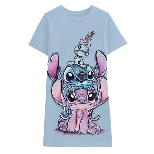 Ovrsized Stitch Ange Short Sleeve Top