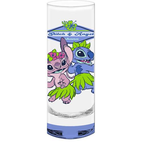 Stitch Angel Hula Collectible Glass
