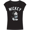 Mickey Bw Back Short Sleeve Top