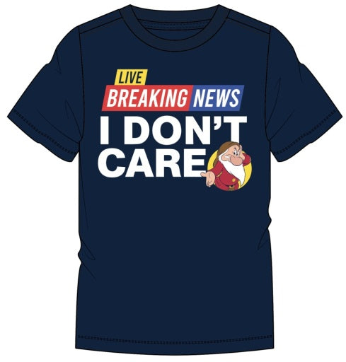 Grumpy Breaking News Short Sleeve Tee