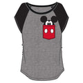Pocket Size Mickey Short Sleeve Top