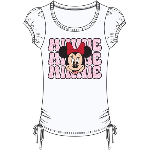Minnie Triple Text Short Sleeve Top