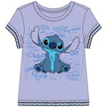 Chaos Stitch Short Sleeve Top